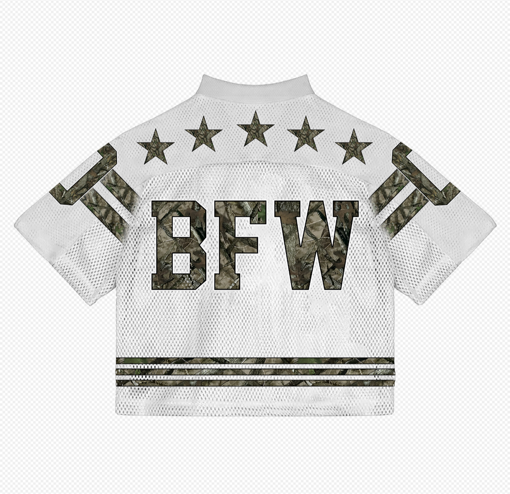 WHITE BFW JERSEY